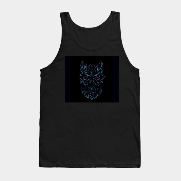 Night owl Tank Top by daghlashassan